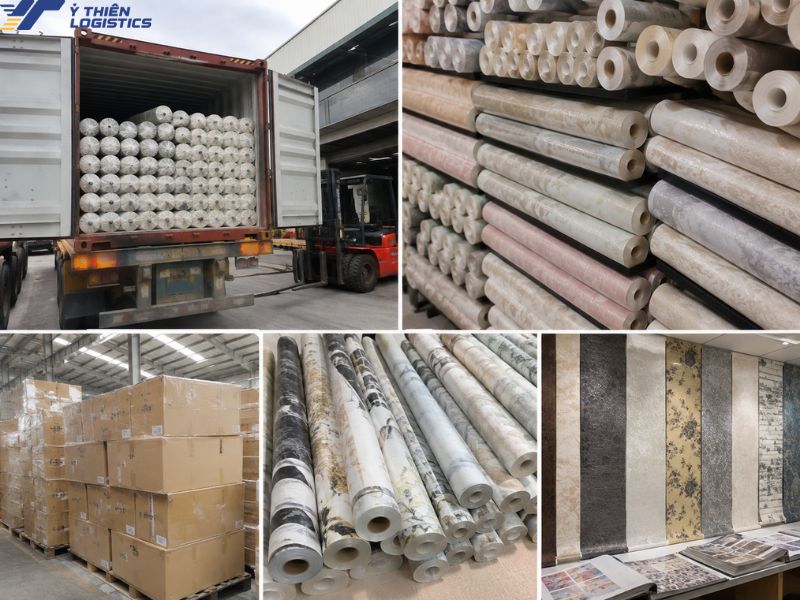 nhập khẩu giấy dán tường